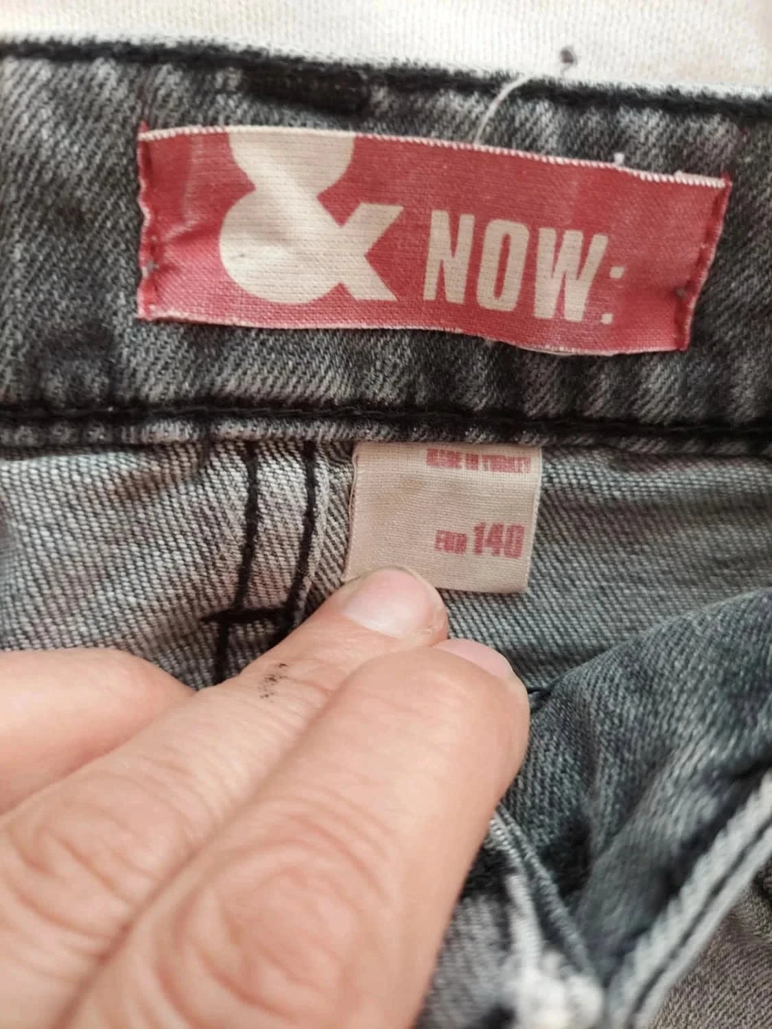 Falda de mezclilla H&M suéter fino ikks 8/10 años – photo 13